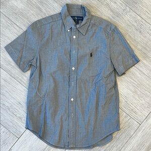 Boys Polo by Ralph Lauren Blue Casual Button Down Short-Sleeve Shirt